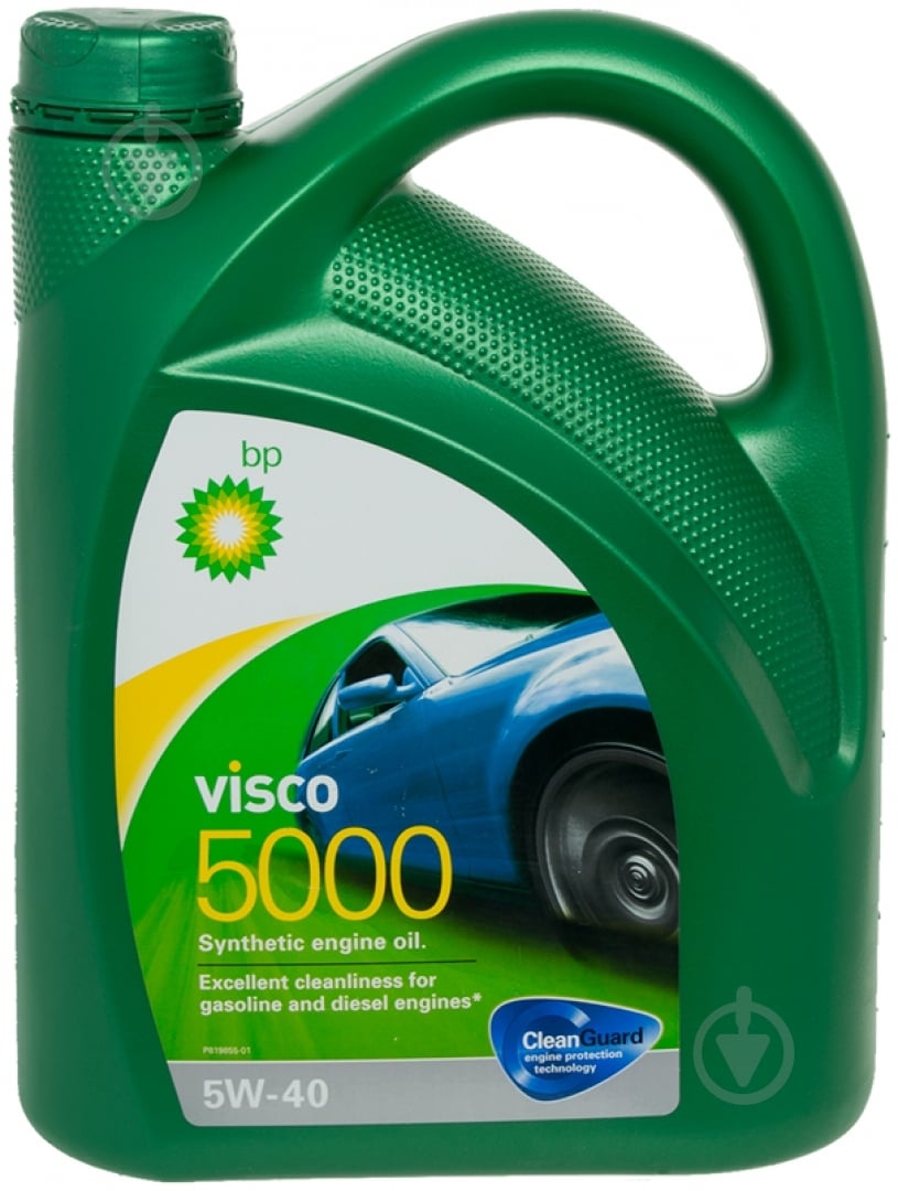 Моторное масло синтетическое BP Visco 5000 5W-40 4 л (61782) - фото 1