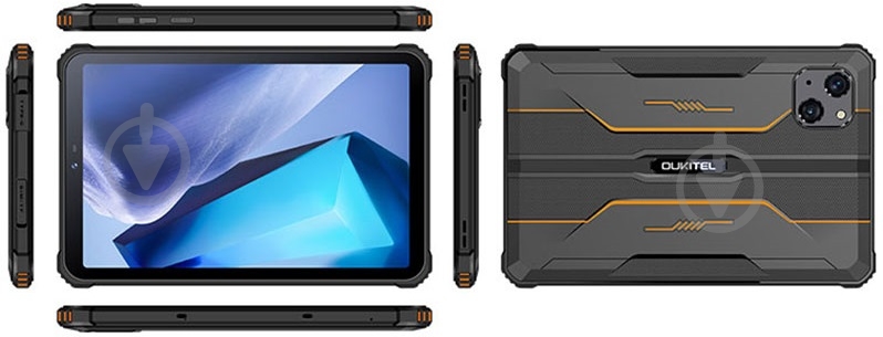 Планшет Oukitel RT3 8" 4/64GB Wi-Fi/LTE orange/black - фото 5 Планшет Oukitel RT3 8" 4/64GB Wi-Fi/LTE orange/black - фото 5