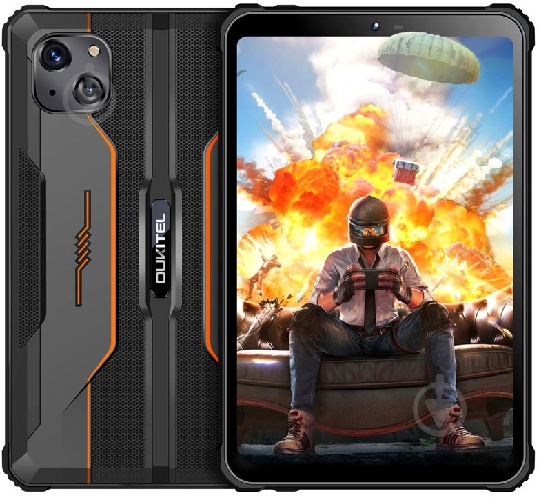 Планшет Oukitel RT3 8" 4/64GB Wi-Fi/LTE orange/black - фото 3 Планшет Oukitel RT3 8" 4/64GB Wi-Fi/LTE orange/black - фото 3