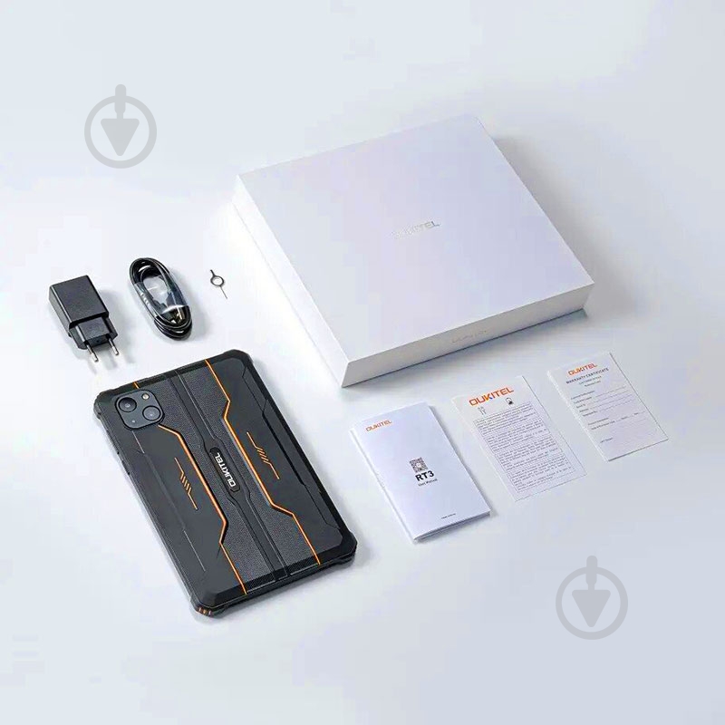 Планшет Oukitel RT3 8" 4/64GB Wi-Fi/LTE orange/black - фото 6 Планшет Oukitel RT3 8" 4/64GB Wi-Fi/LTE orange/black - фото 6