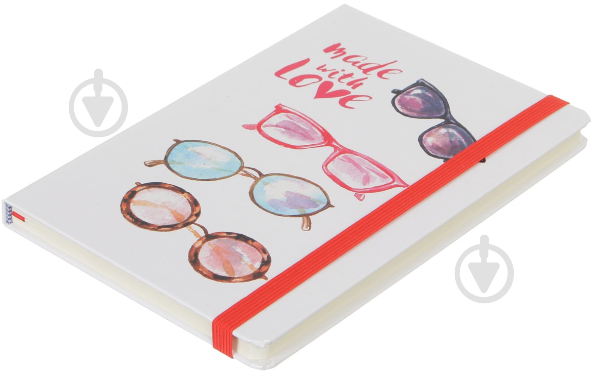 Книга для нотаток А5 Made with Love, окуляри - фото 3