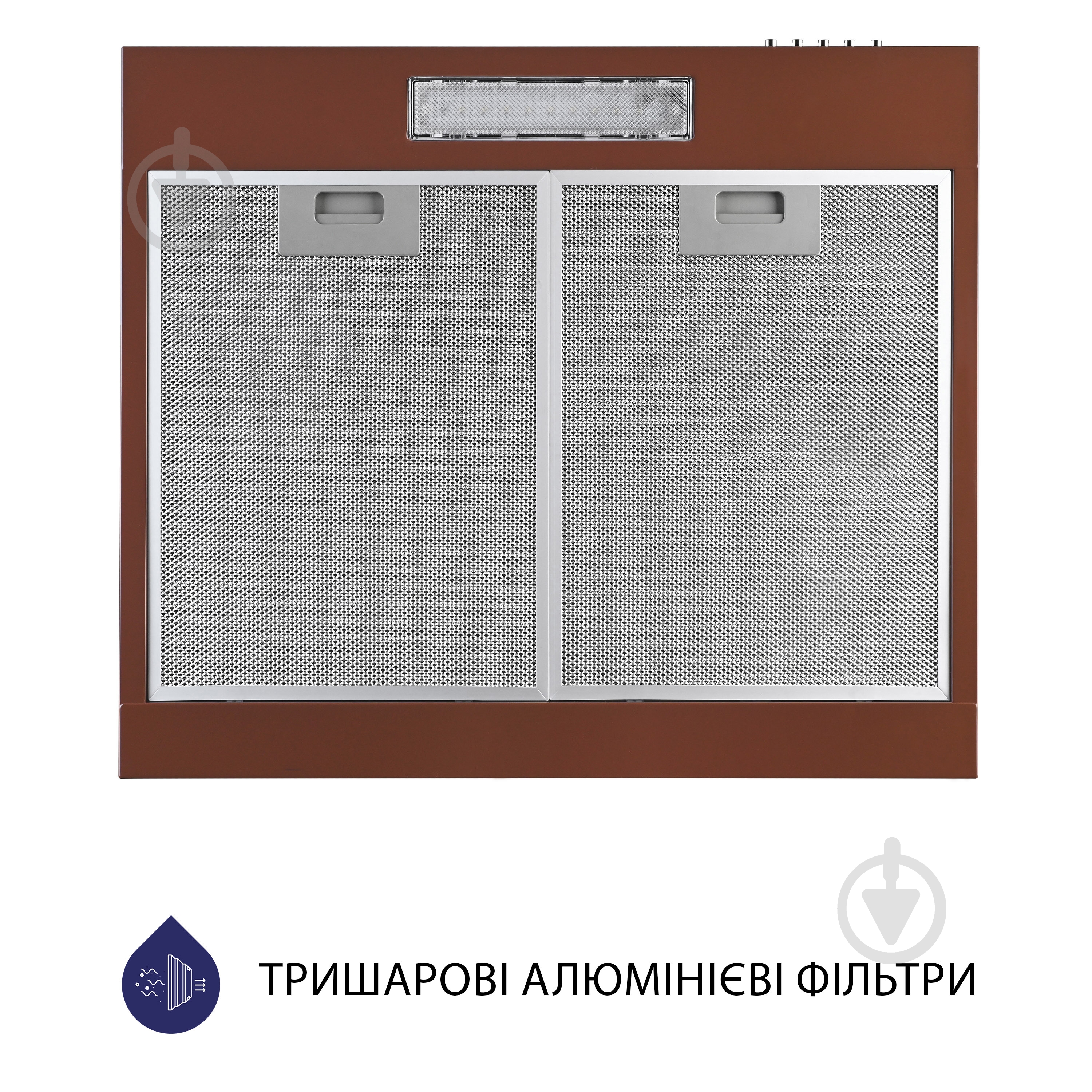 Вытяжка Minola HPL 512 BR плоская - фото 5