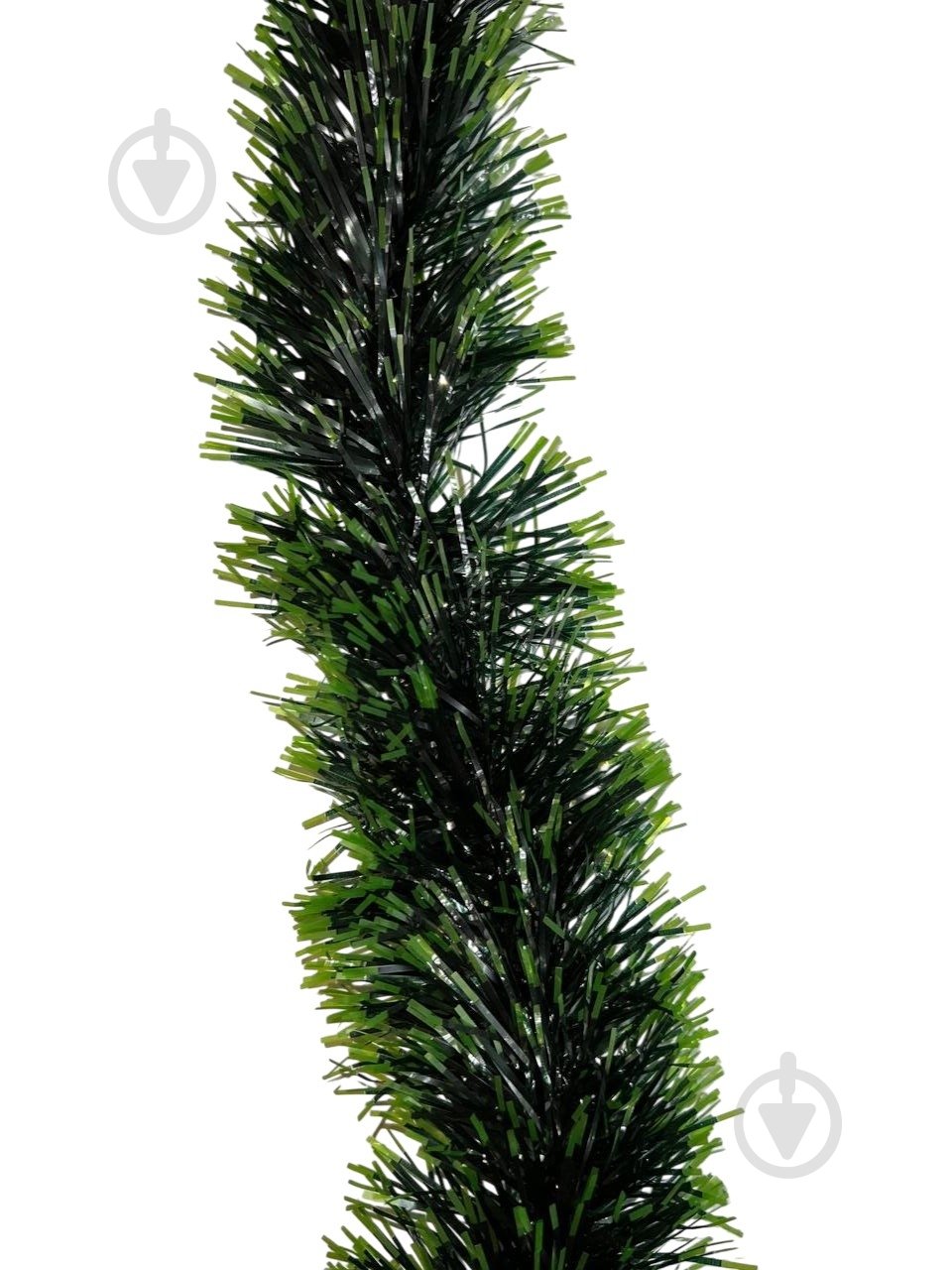 Дощик новорічний Long Dragon LD25-007 11 см 2 м зелений - фото 1 Дощик новорічний Long Dragon LD25-007 11 см 2 м зелений - фото 1