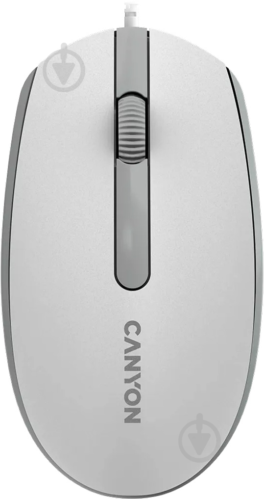 Миша Canyon M-10 USB white grey (CNE-CMS10WG) - фото 5