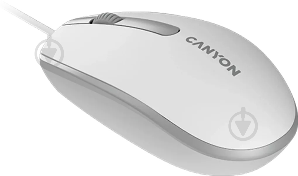 Миша Canyon M-10 USB white grey (CNE-CMS10WG) - фото 4