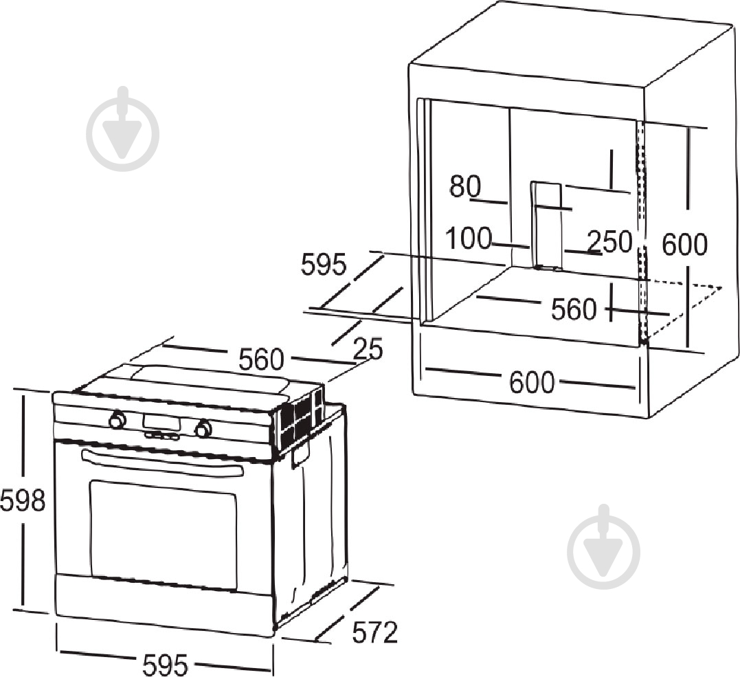 Духовой шкаф Interline HR 653 AV - фото 5