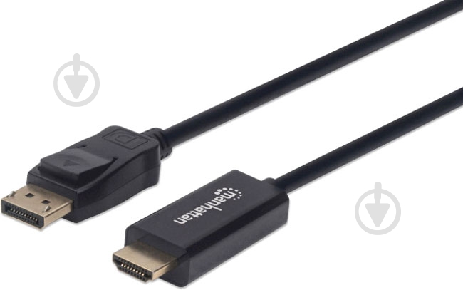 Кабель Manhattan HDMI – DisplayPort 1 м чорний (153195) - фото 1