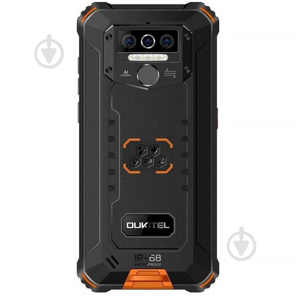 Смартфон Oukitel WP5 PRO 4/64GB black/orange (6972940563966) - фото 3 Смартфон Oukitel WP5 PRO 4/64GB black/orange (6972940563966) - фото 3