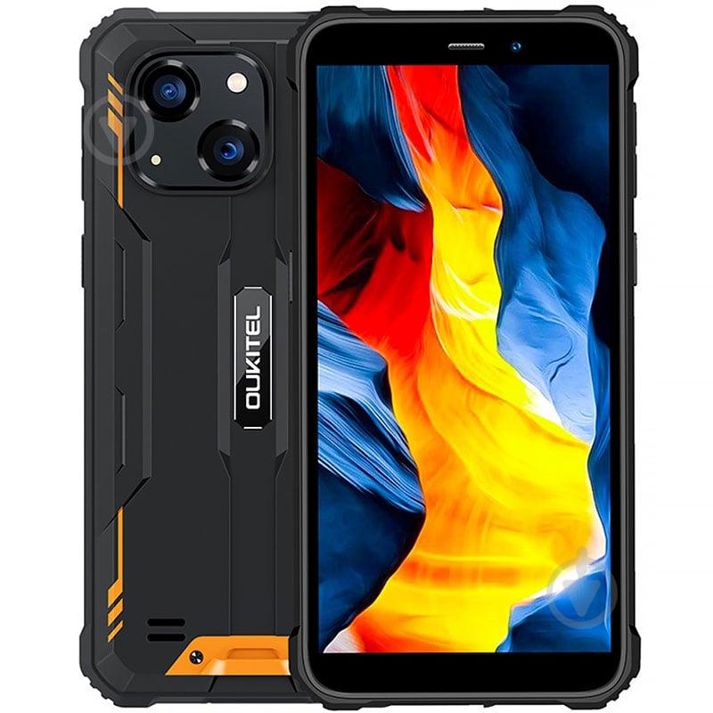 Смартфон Oukitel WP20 Pro 4/64GB black/orange (6931940712897) - фото 1 Смартфон Oukitel WP20 Pro 4/64GB black/orange (6931940712897) - фото 1