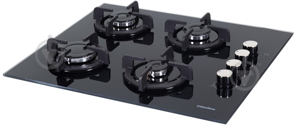 Варочная поверхность газовая Interline TQ 6410 BK - фото 3