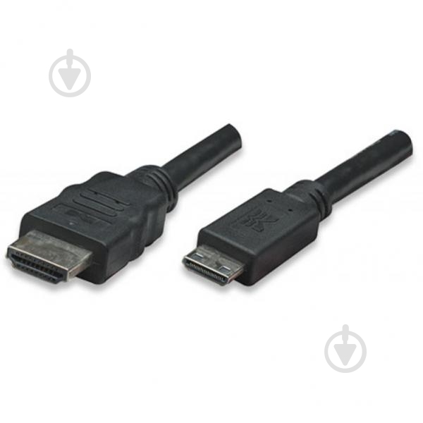 Кабель Manhattan HDMI – mini 1,8 м черный (304955) - фото 1 Кабель Manhattan HDMI – mini 1,8 м черный (304955) - фото 1