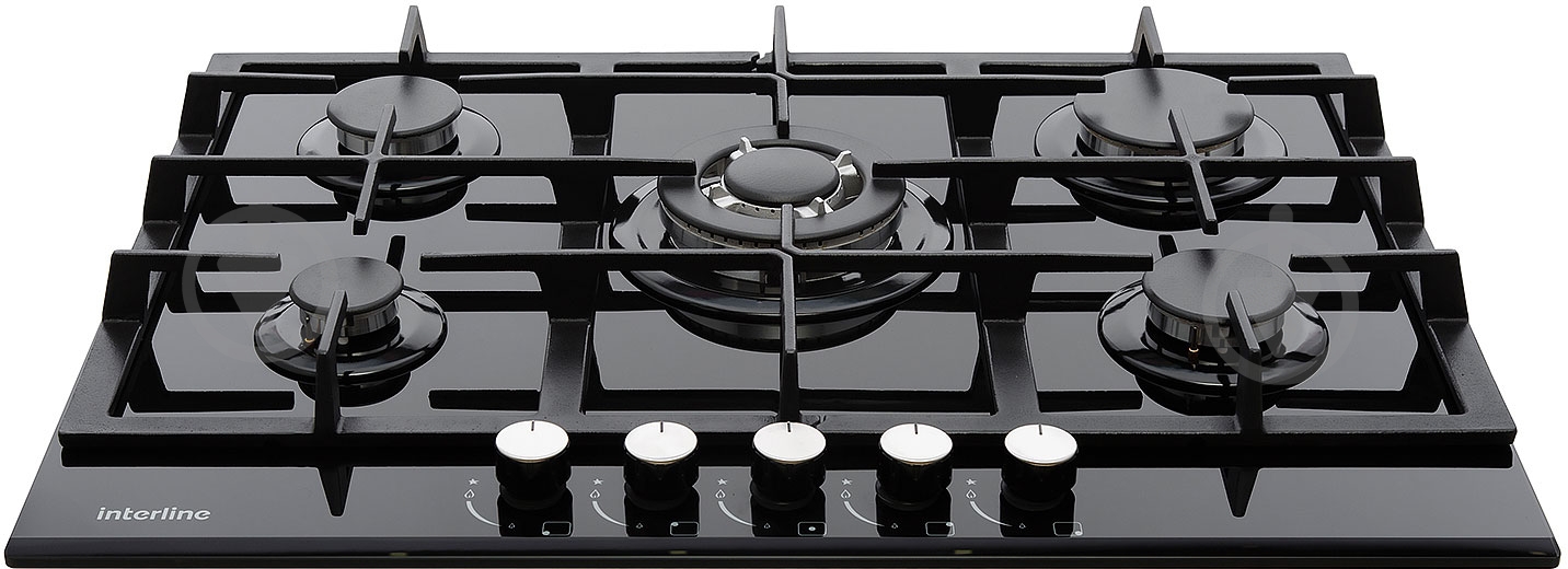 Варочная поверхность газовая Interline TQ 7550 BK - фото 2