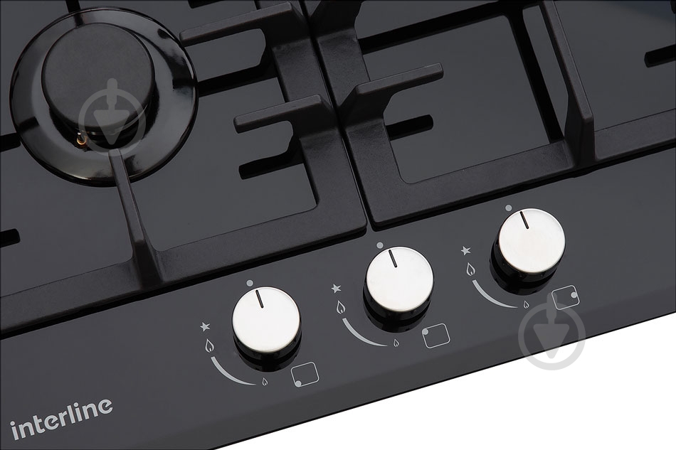 Варочная поверхность газовая Interline TQ 8540 BK - фото 4