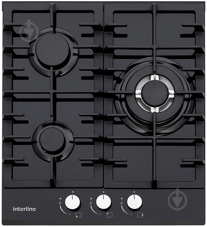 Варочная поверхность газовая Interline TQ 8540 BK - фото 1
