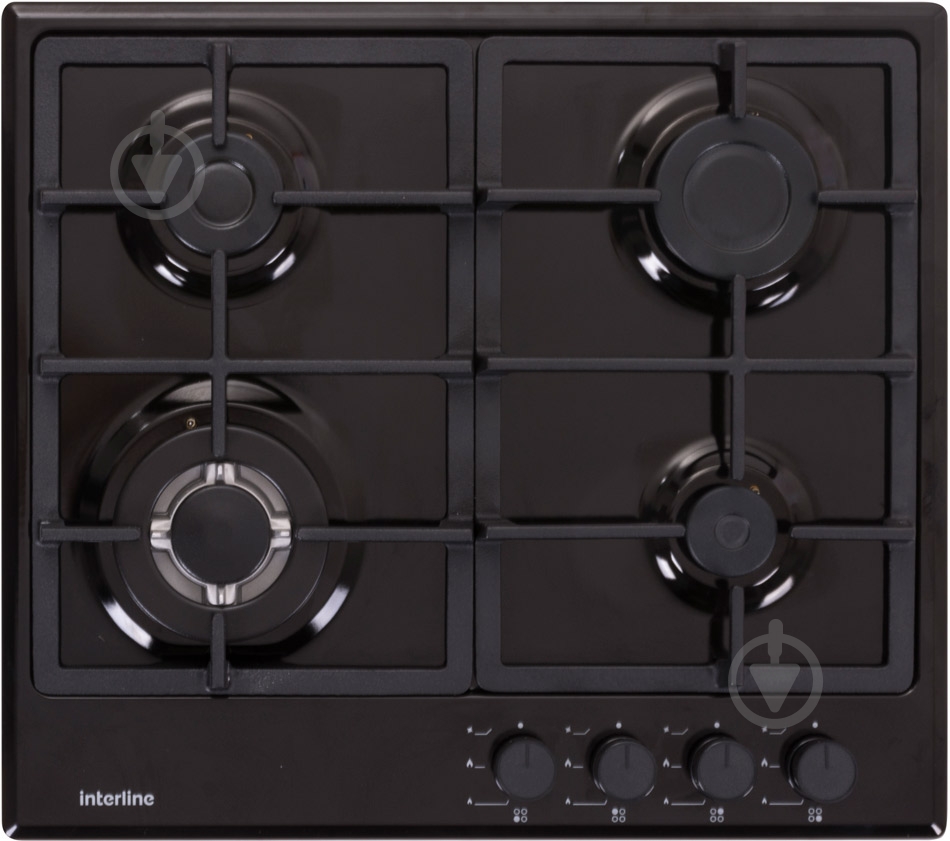 Варочная поверхность газовая Interline TS 6401 BK/H2 - фото 1 Варочная поверхность газовая Interline TS 6401 BK/H2 - фото 1