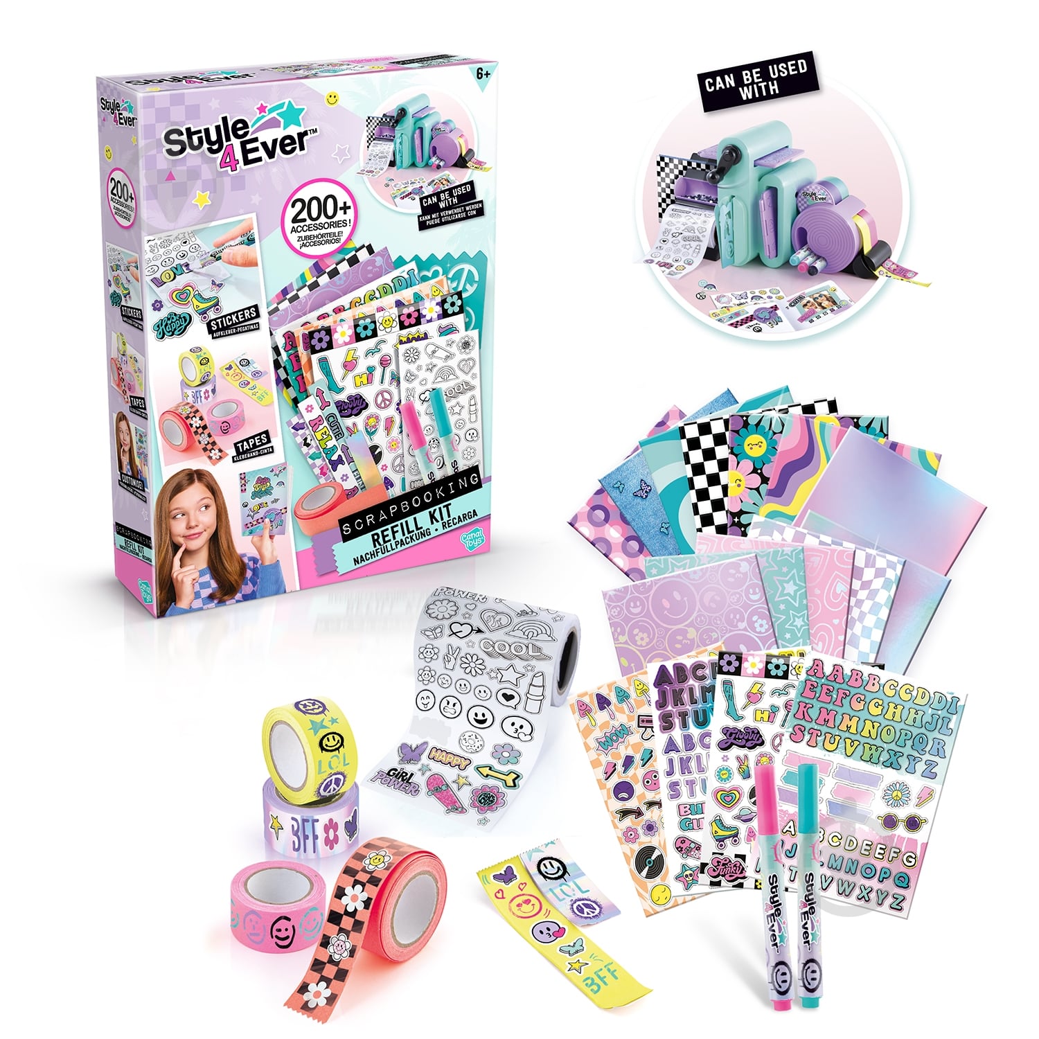Набір Canal Toys DIY Style 4 Ever для скрапбукінга OFG283 - фото 1 Набір Canal Toys DIY Style 4 Ever для скрапбукінга OFG283 - фото 1
