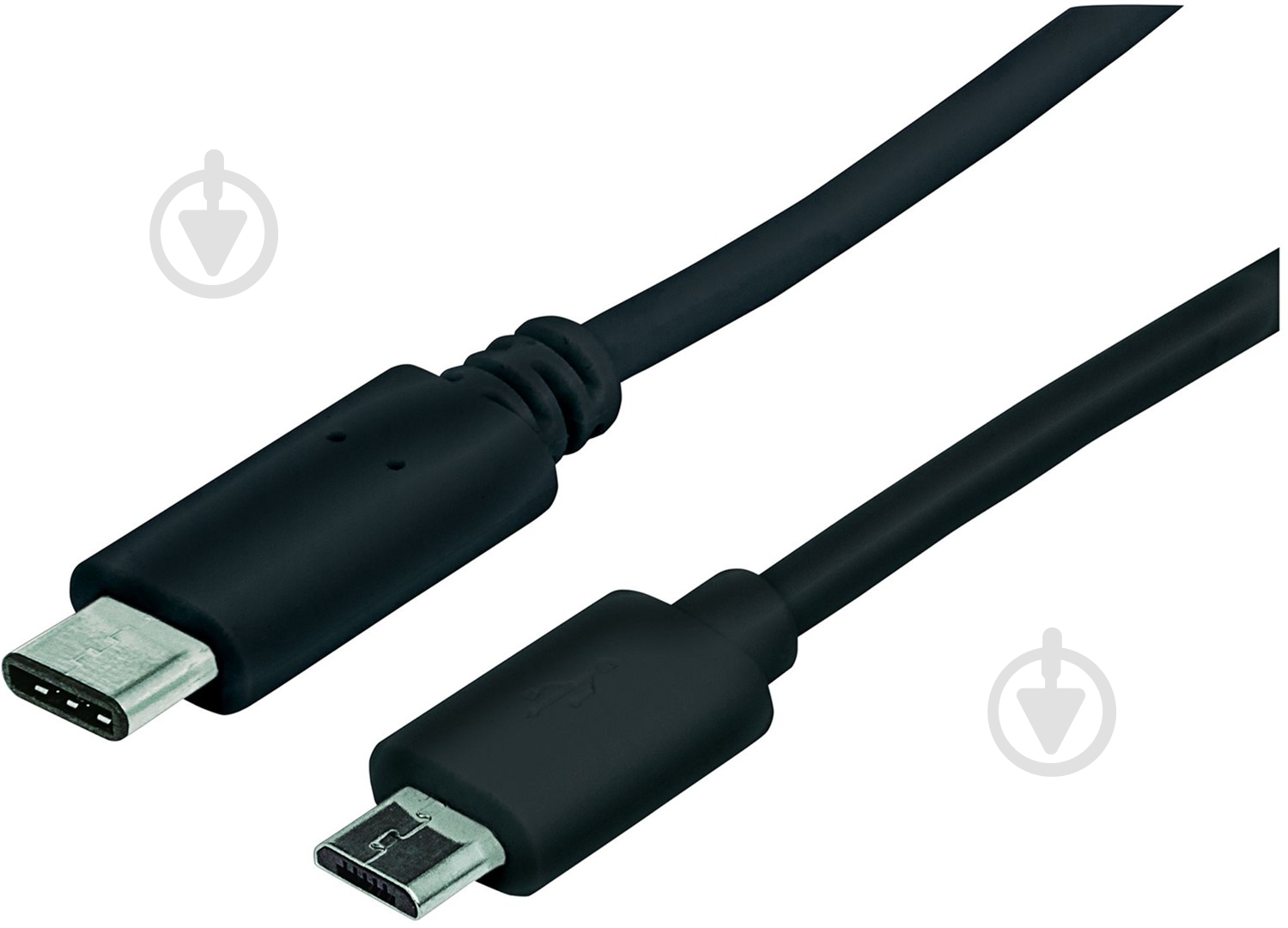 Кабель Manhattan USB Type-C – microUSB 1 м черный (353311) - фото 1 Кабель Manhattan USB Type-C – microUSB 1 м черный (353311) - фото 1