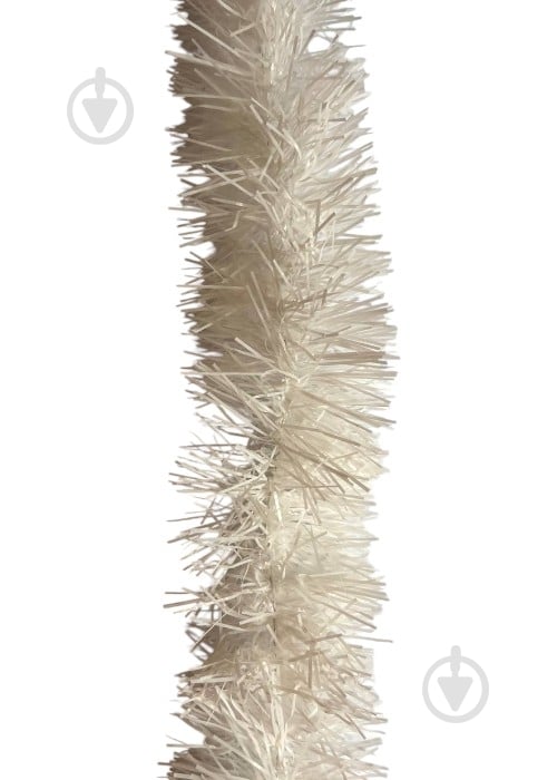 Дощик новорічний Long Dragon LD25-005 9 см 2 м білий - фото 1 Дощик новорічний Long Dragon LD25-005 9 см 2 м білий - фото 1