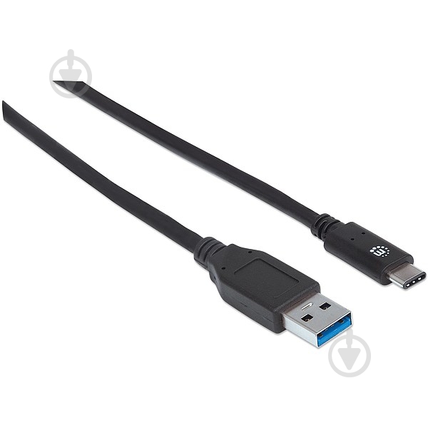 Кабель Manhattan USB Type-C – USB Type-C 1 м черный (353373) - фото 1 Кабель Manhattan USB Type-C – USB Type-C 1 м черный (353373) - фото 1