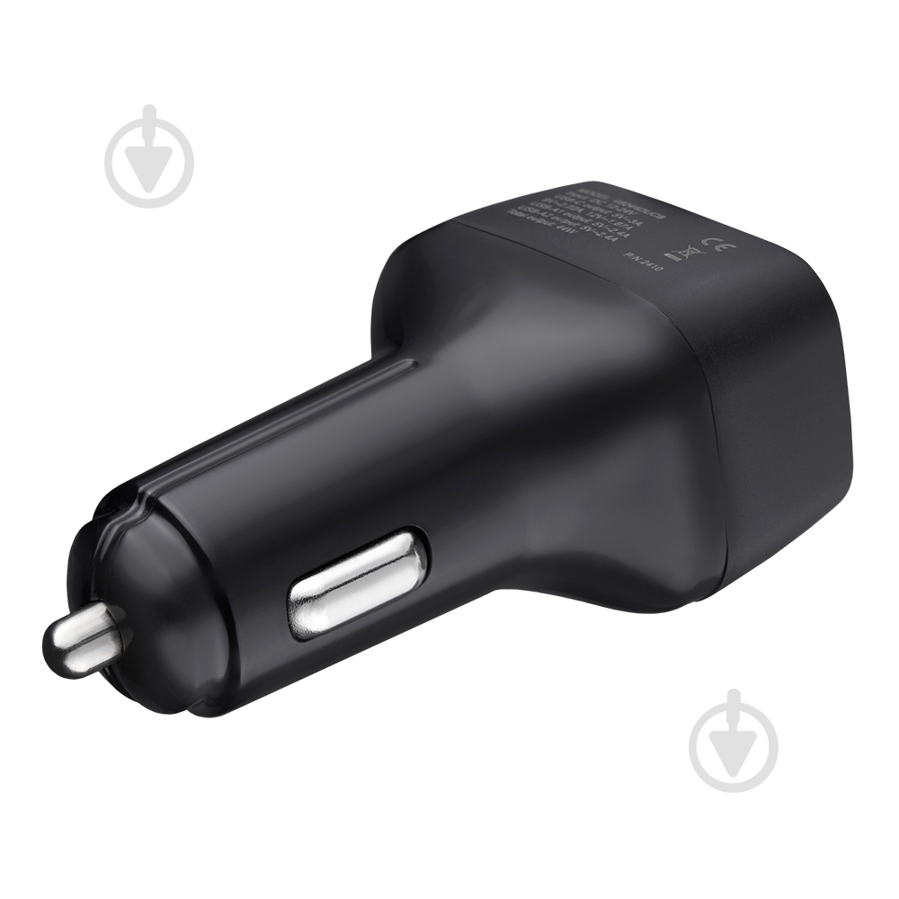 Зарядний пристрій — адаптер прикурювача-USB Brevia ePower TriDrive 44W 1xUSB-C+2xUSB-A чорний 46044DUCB - фото 2 Зарядний пристрій — адаптер прикурювача-USB Brevia ePower TriDrive 44W 1xUSB-C+2xUSB-A чорний 46044DUCB - фото 2