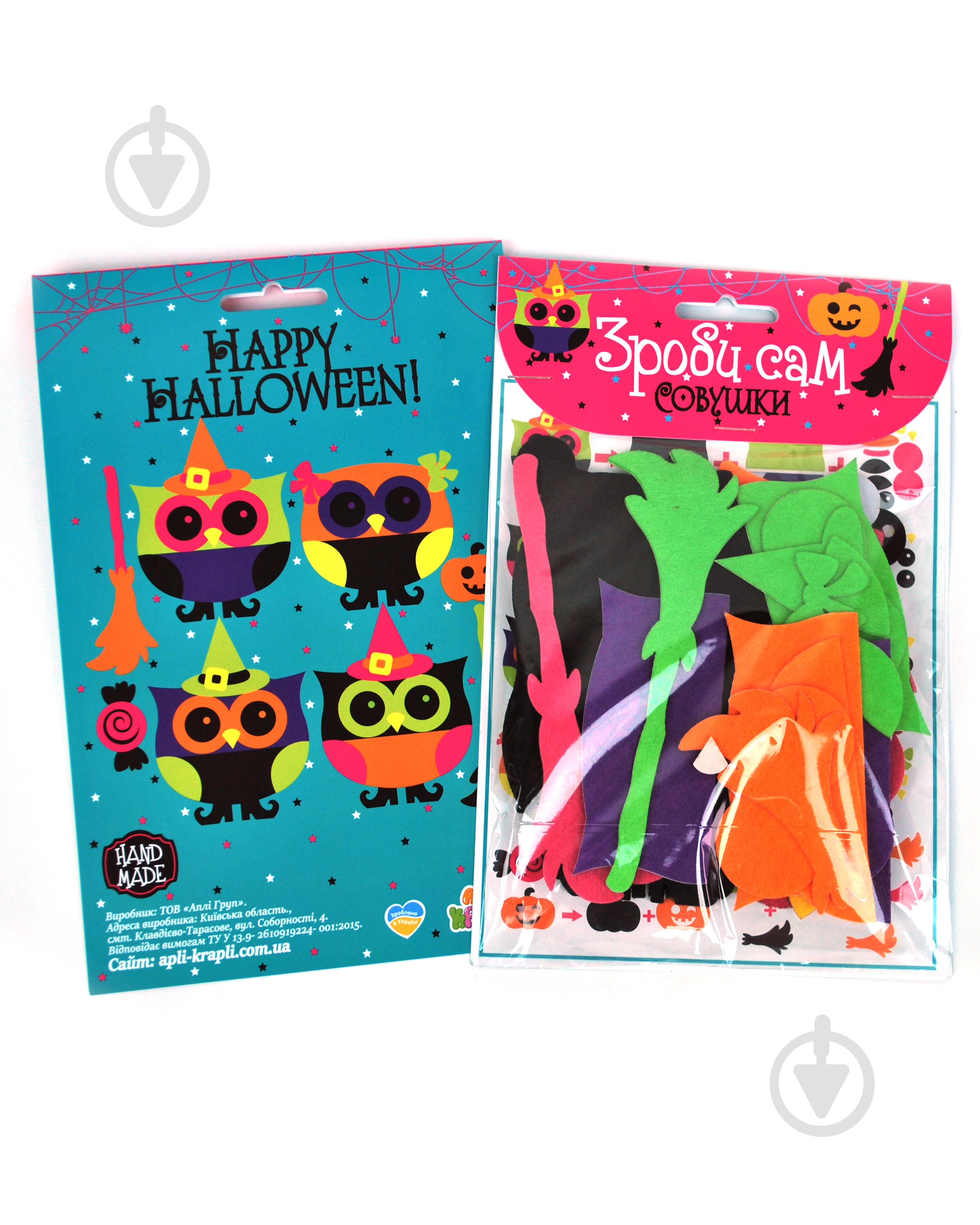 Набор из фетра Сделай сам Совушки Аплі Краплі - фото 1