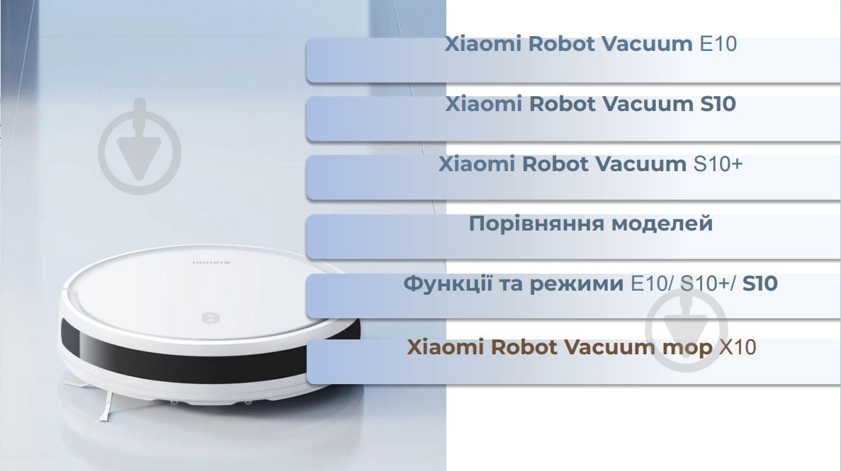 Робот-пилосос Xiaomi Robot Vacuum S10 white - фото 3