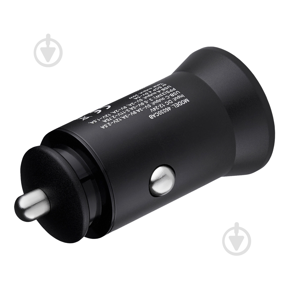 Зарядний пристрій — адаптер прикурювача-USB Brevia ePower DualCharge 30W 1xUSB-C+1xUSB-A чорний 46030CAB - фото 2 Зарядний пристрій — адаптер прикурювача-USB Brevia ePower DualCharge 30W 1xUSB-C+1xUSB-A чорний 46030CAB - фото 2