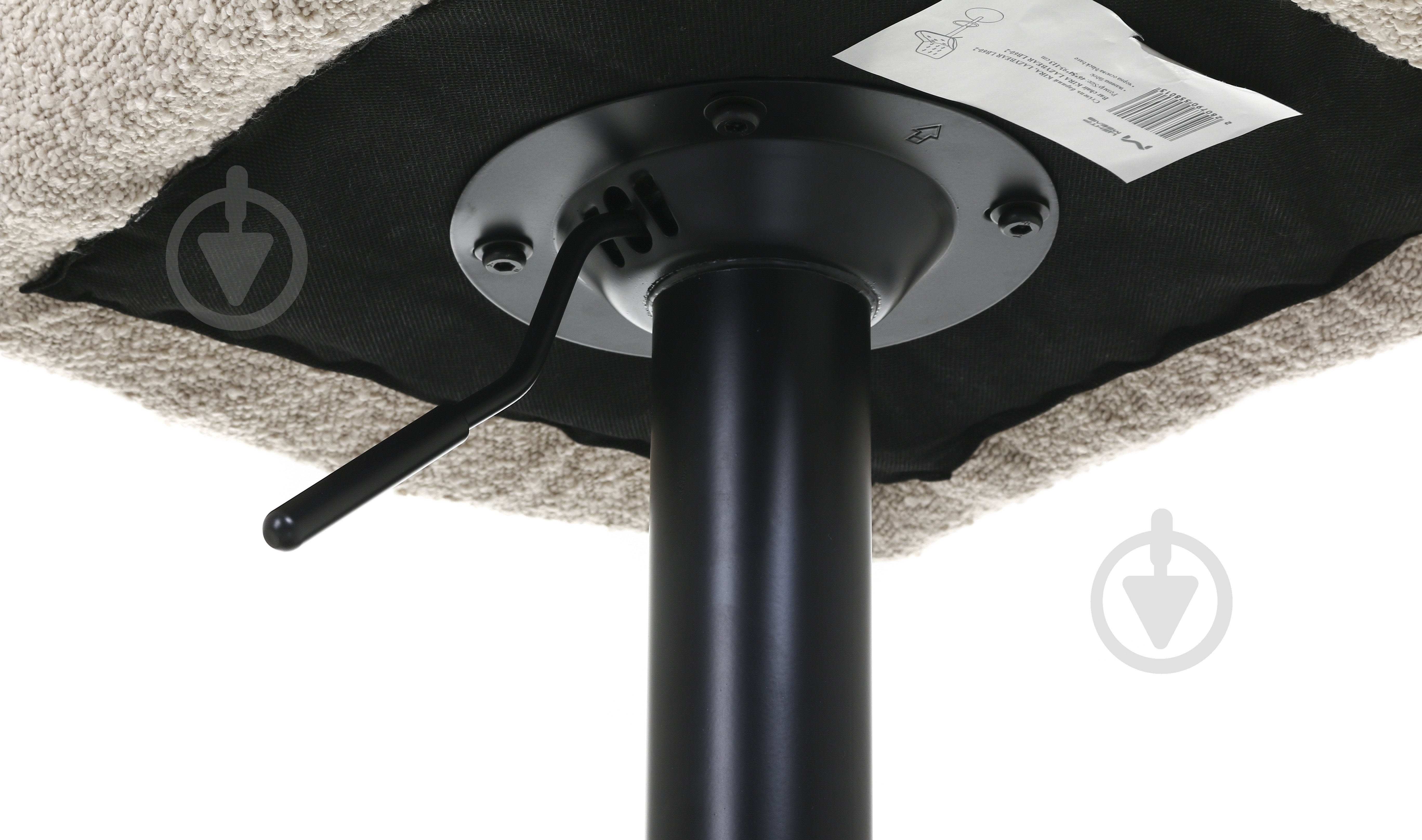 Стілець барний KIRA LAZYBEAR LB60-2 460х540х930-1130 бежевий - фото 6 Стілець барний KIRA LAZYBEAR LB60-2 460х540х930-1130 бежевий - фото 6