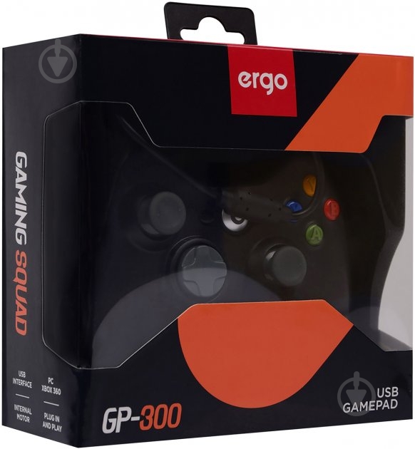 Геймпад Ergo GP-300 USB Black - фото 7
