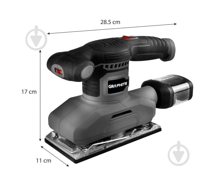 Виброшлифмашина GRAPHITE 59G326 - фото 2