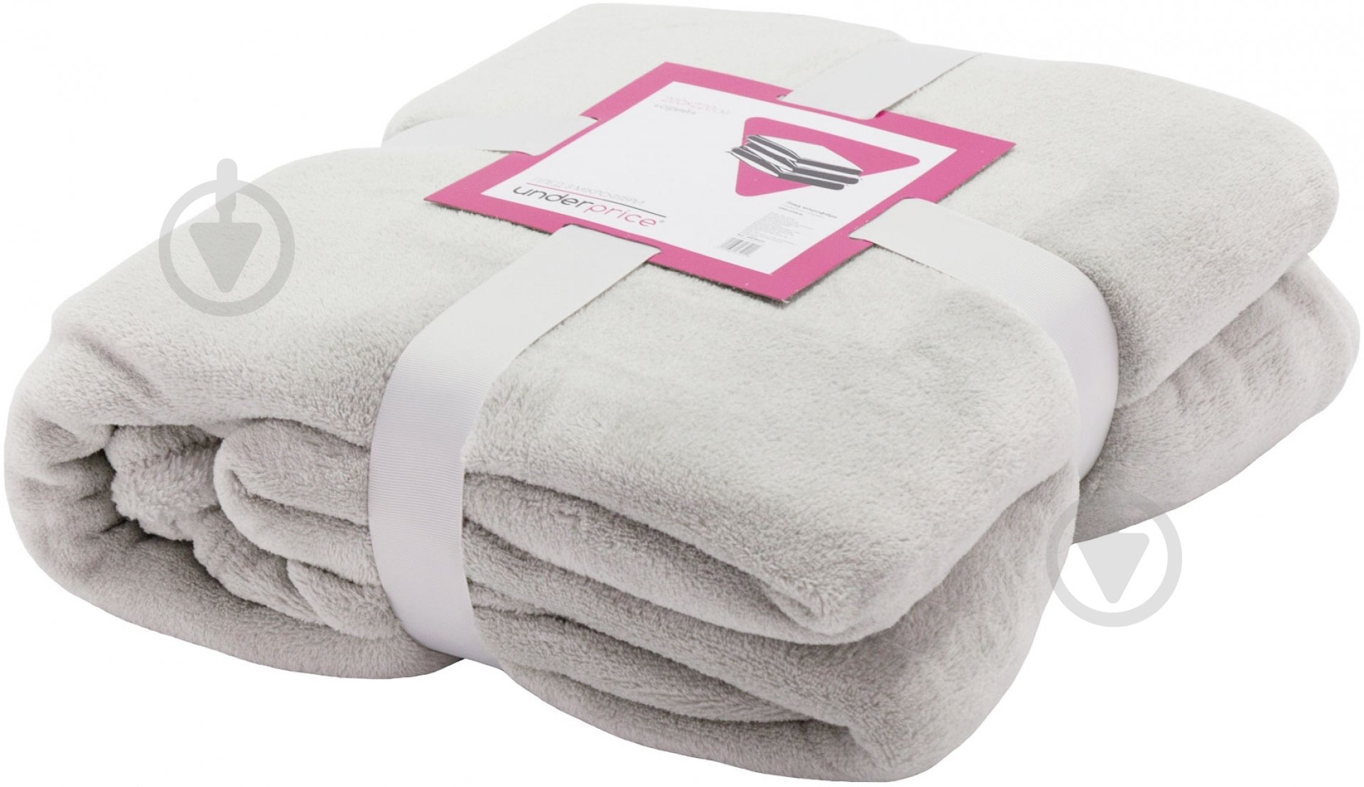 Плед 200x220 см серый Underprice - фото 3