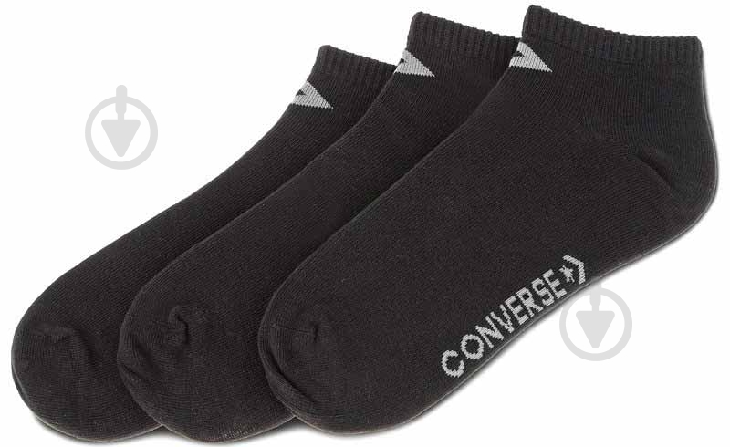 Носки Converse E747B-3020 р.43-46 черный 3 шт. - фото 1