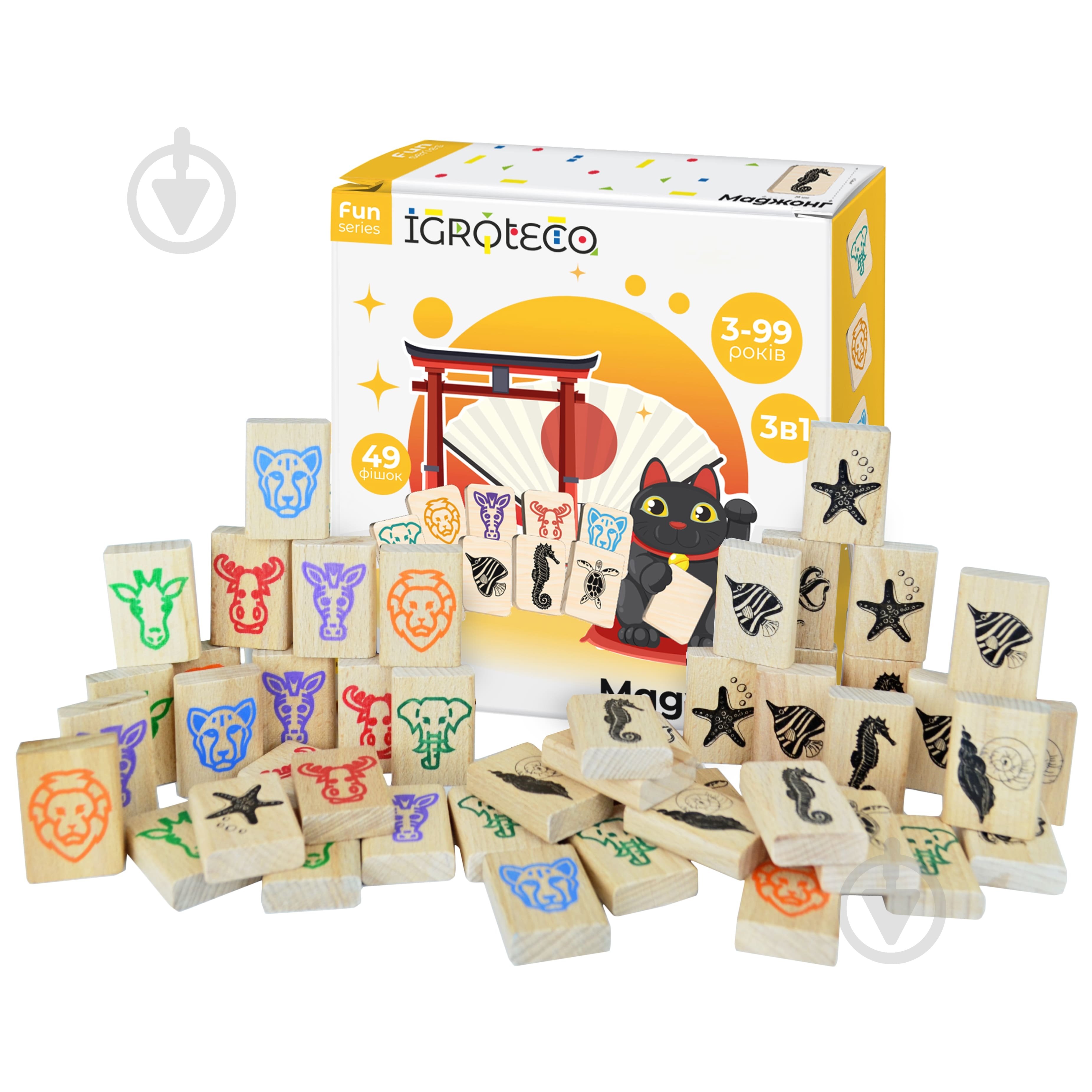 Игра настольная Igroteco Маджонг - фото 2 Игра настольная Igroteco Маджонг - фото 2