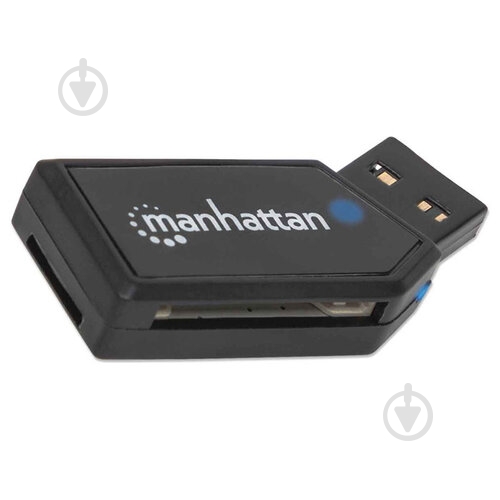 Кардридер Manhattan Mini USB2.0 24-in-1 black - фото 2