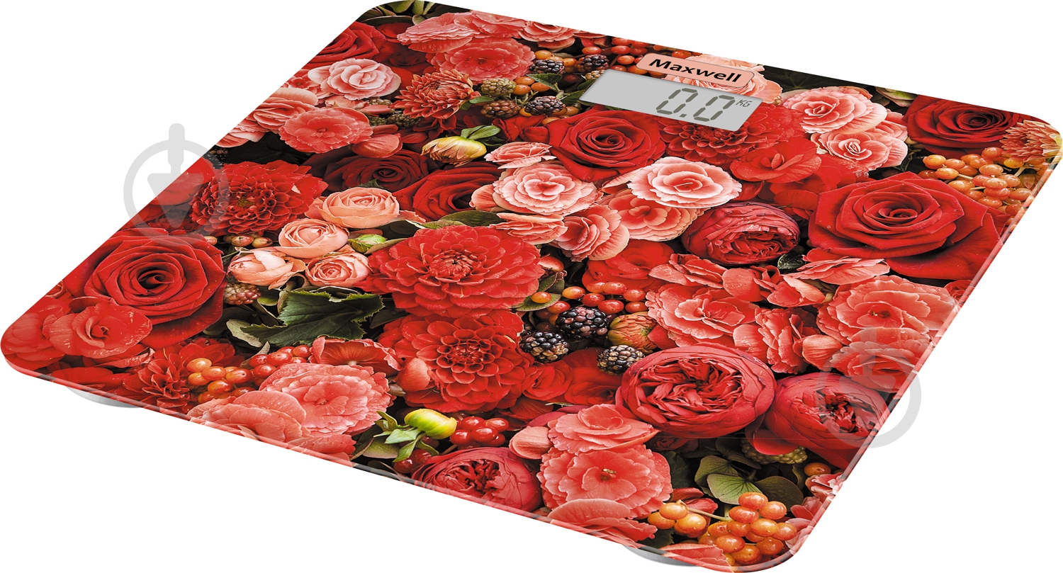 Весы напольные Maxwell MW-2666 Red - фото 1