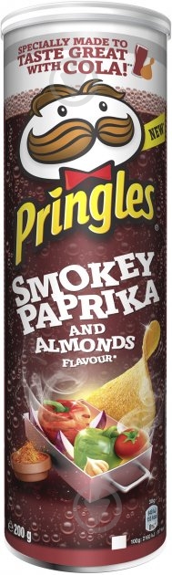 Чипсы Pringles Копченая паприка и миндаль 165 г - фото 1