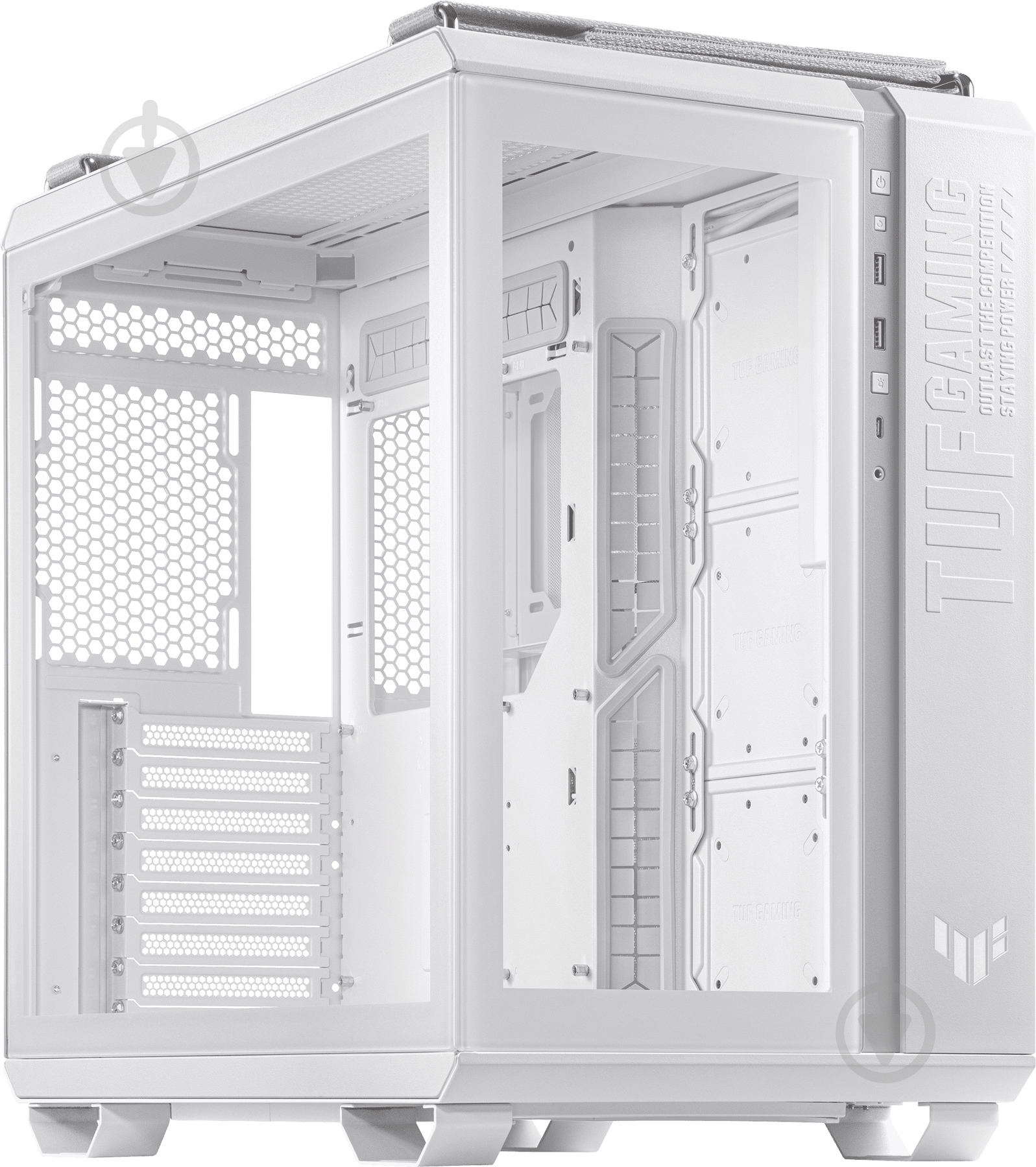 Корпус Asus TUF Gaming White без БЖ (90DC0093-B09010) - фото 1
