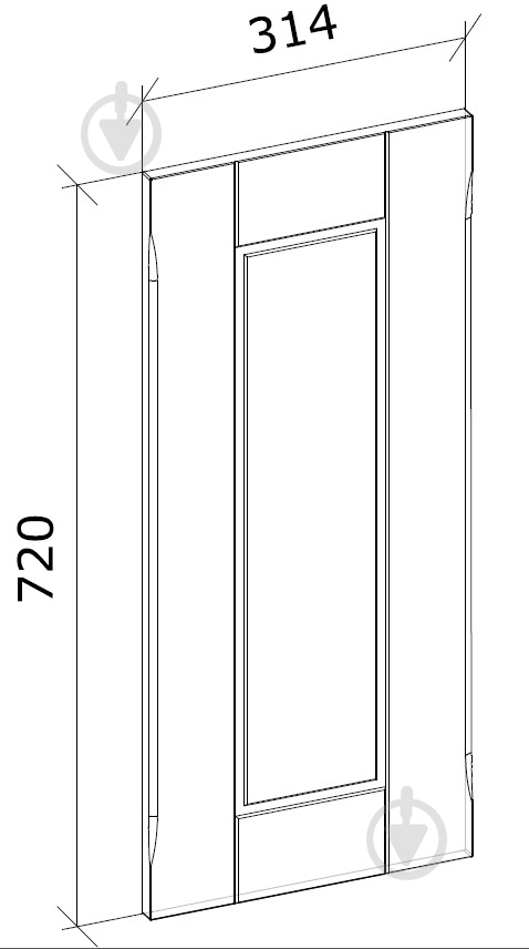 Боковина 720x314 МС Амели кашемир/Грейд - фото 2