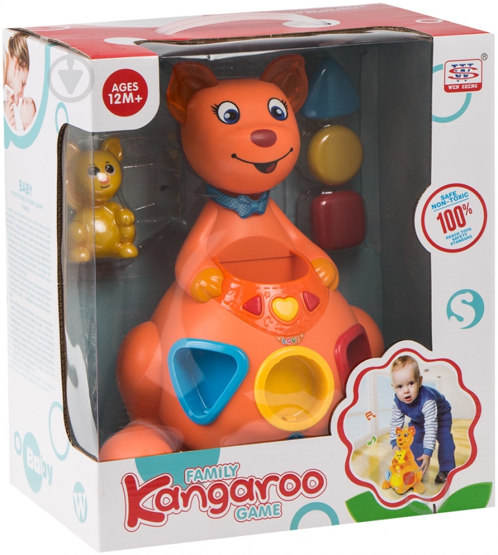 Игрушка развивающая Wen Sheng Кенгуру ED04183 - фото 5 Игрушка развивающая Wen Sheng Кенгуру ED04183 - фото 5
