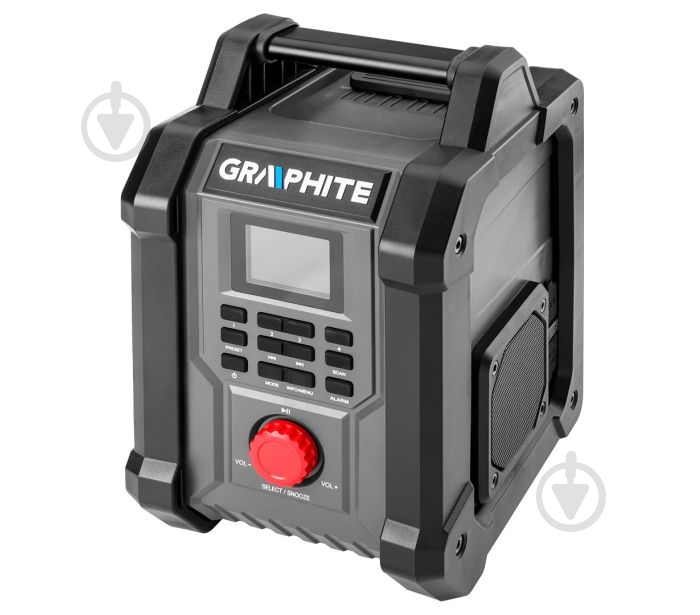 Радиоприемник аккумуляторный GRAPHITE 18,0V 58GE128 - фото 1 Радиоприемник аккумуляторный GRAPHITE 18,0V 58GE128 - фото 1