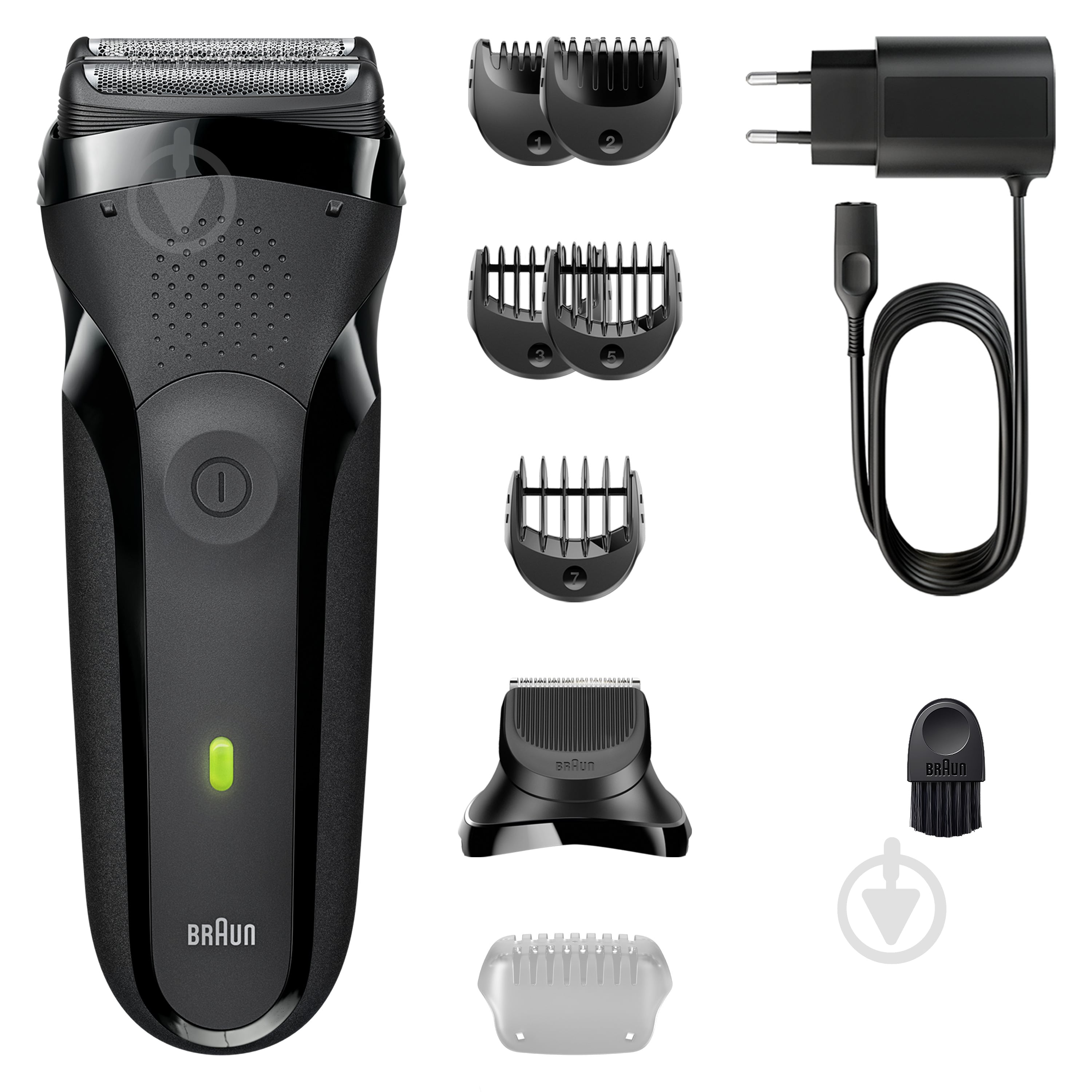 Електробритва Braun Series 3 300BT чорна - фото 1