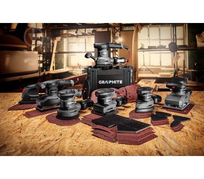 Виброшлифмашина GRAPHITE 59G329 - фото 5