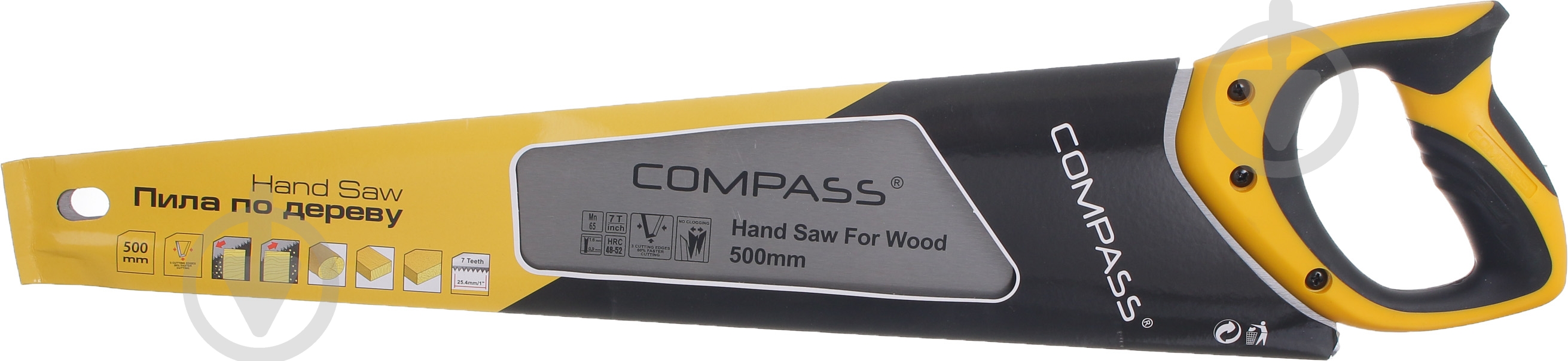 Пила по дереву 500 мм Compass SW-CP-500 - фото 3