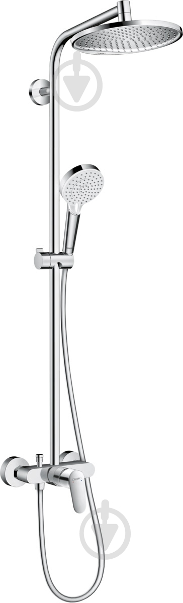 УЦЕНКА! Душевая система Hansgrohe Crometta S 240 1jet Showerpipe Ecosmart 27269000 (УЦ №139) - фото 1