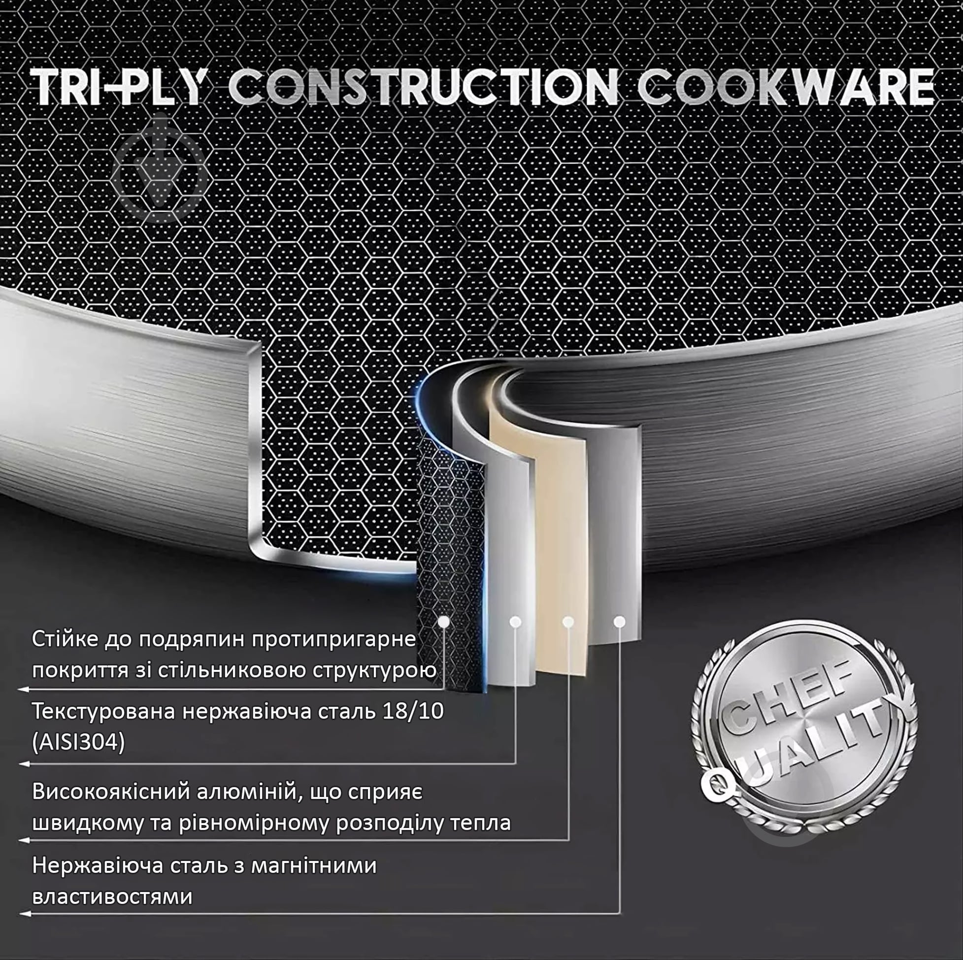 Сковорода Kohen Infinity 30 см KN91663 - фото 4