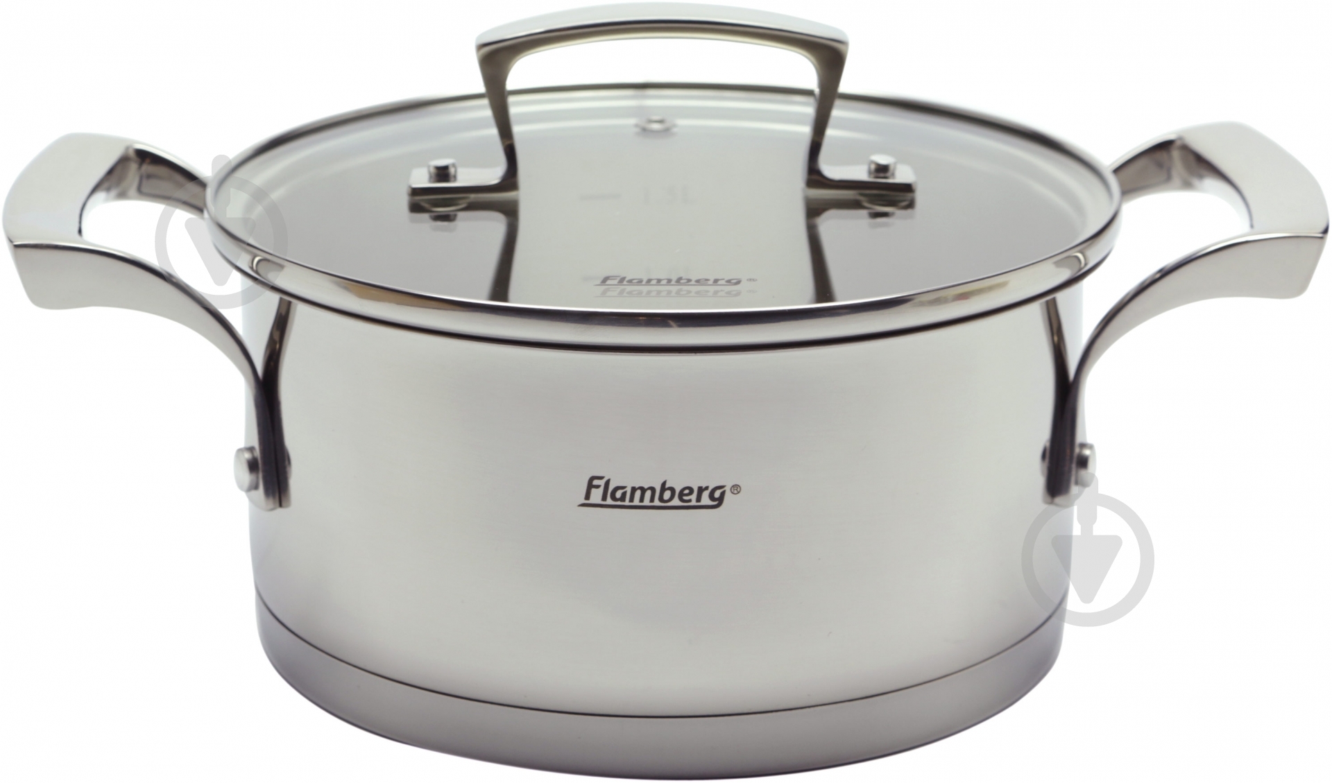 Кастрюля Flamberg Concord 2,1 л SS1204R - фото 1