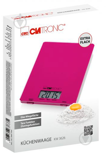 Весы Clatronic KW 3626 Blackberry - фото 5