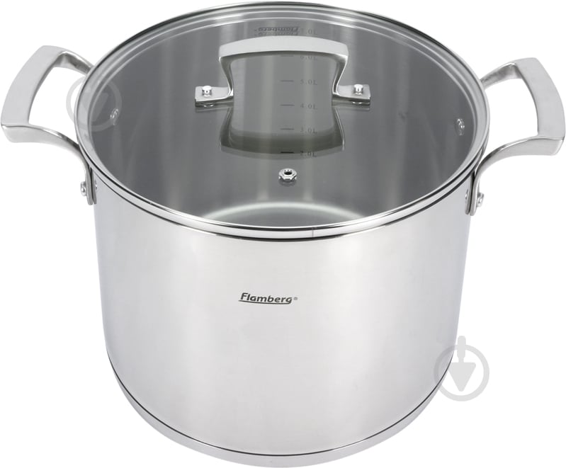 Кастрюля Flamberg Concord 7,8 л SS1204R - фото 1
