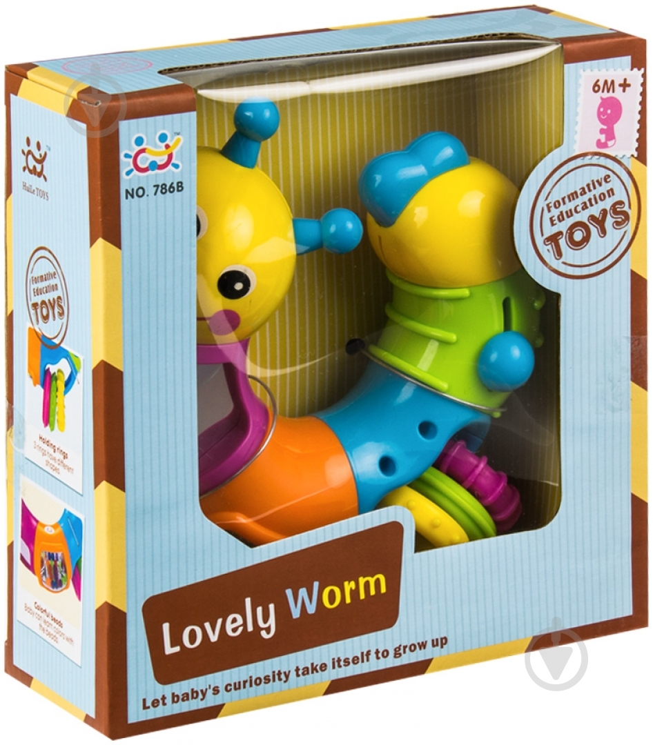 Погремушка Huile Toys Червячок 786 B - фото 3