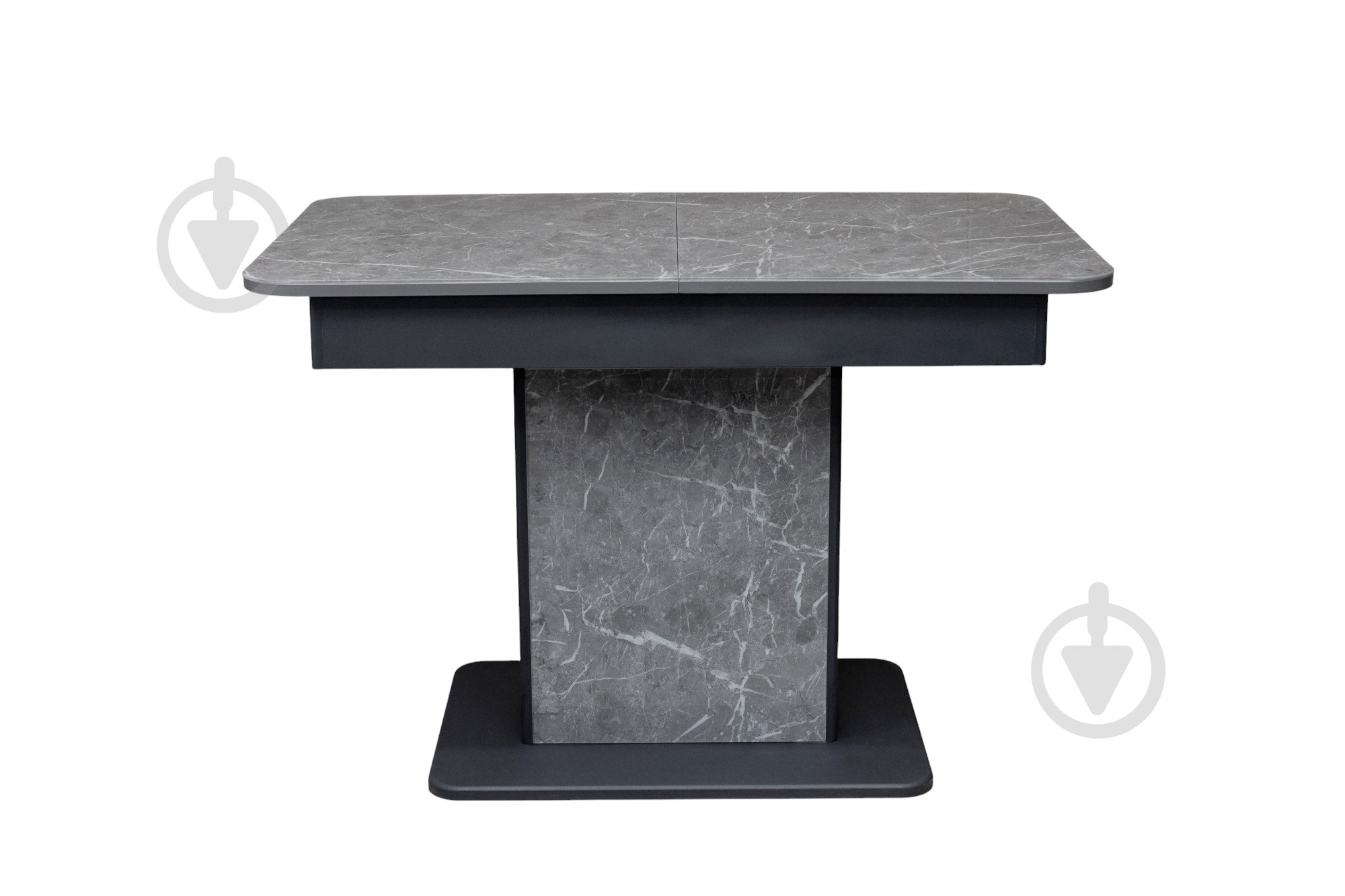 Стол обеденный Бостон-В 1100(1450)x700x740мм мрамор серый/серый - фото 6 Стол обеденный Бостон-В 1100(1450)x700x740мм мрамор серый/серый - фото 6